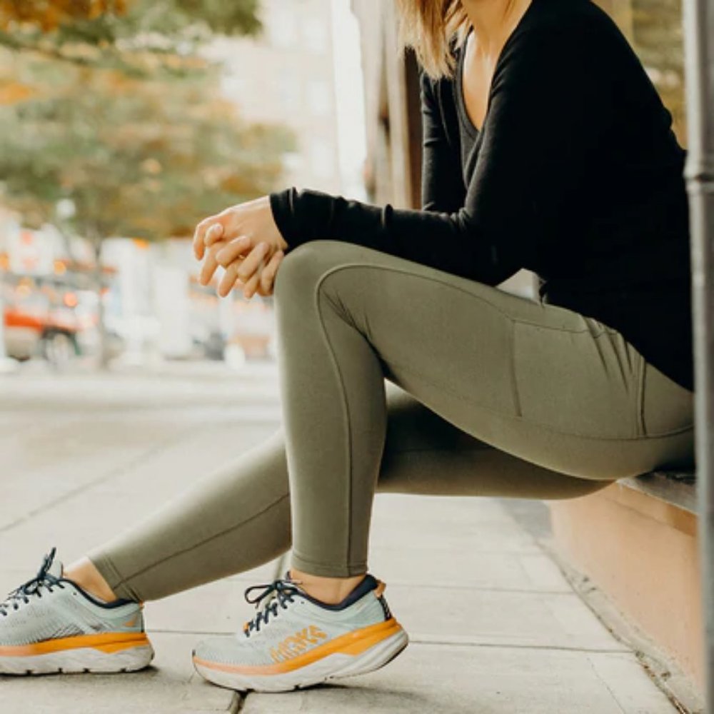 WOOLX Women's Piper *Pocket* merino leggings  (size XL)